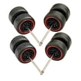 thumbnail image 4 of lionlar 8 Pcs Roues à l'Échelle 1/64 avec Essieux de Roues de Voiture pour Modèle de Voiture Moulée sous Pression Adulte Rouge, 4 of 9