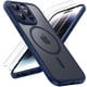 thumbnail image 1 of Funda TOCOL Magnetic 3 en 1 para iPhone 14 Pro Max de 6.7 pulgadas, color azul claro, 1 of 7