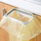thumbnail image 4 of Papelera de cocina montada en la pared con tapa | Cubo de basura de plástico que ahorra espacio para el hogar, el baño, la cocina, el dormitorio | Control de olores | Blanco | Compacto, 4 of 6