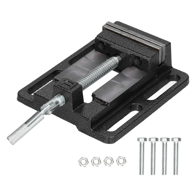Tornillo de banco prensa de taladro de rendimiento estable y preciso para bricolaje tornillo de banco para metalurgia para maquinaria para mantenimiento de automóviles ANGGREK Otros