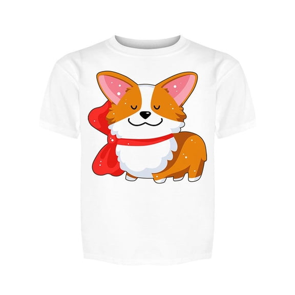 Smiling Corgi Emoji Tee Girl's -Image by Shutterstock
