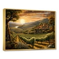 thumbnail image 2 of Designart "Fluid Art Vineyard Charm" Vineyard Floater Framed Canvas Prints, 2 of 5