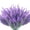 purple, variant on 12 Bundles Artificial Grasses Outdoor UV Resistant Fake Grass No Fade Faux Plastic Plants Garden Porch Window Box Decorating Fake Outdoor Grasses
