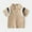 1-Khaki, variant on Polo Shirts for Boys Short Sleeve Boys Color Block Shirt School Uniform Shirts for Boys 5-6 Years