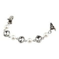 thumbnail image 2 of Hyasfey Shawl Clip Faux Pearl Rhinestone Clip Design Chain Style Fine Craftsmanship Elegant Decoration Jewelry Vintage Sweater Shawl Chain Clip for Working, 2 of 8