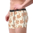 thumbnail image 2 of Uemuo Hand Drawn Snake Pattern Men's Boxer Briefs,Trunk Anti-Chafing,Comfortable, Durable, and Stylish Underwear-XX-Large, 2 of 9