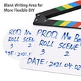 thumbnail image 2 of Writing board,Clapper Slate Cut 30 * 12 Clap With 9in Film Movie Blank Clap 12 * 9in Movie Clapper Slate Cut Scene Blank Film Movie Clapper * 9in Film * 12 * Slate Cut Scene Hunya Rusuo, 2 of 6