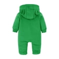 thumbnail image 4 of NIEWTR Baby Pajamas Pajamas Organic Cotton Baby Pajamas Sleepers for Newborn 0-3 3-6 6-9 Months Boys Girl Clothes One-Piece Footed PJs(A-Green,18-24 Months), 4 of 7