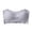 Grey, variant on Girls Training Strapless Bandeau Bras Cami Tube Top Seamless Padding Bralettes Grey One Size