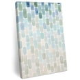 Abstract Art Canvas Wall Art for Living Room, Blue Green Watercolor ...