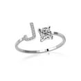 thumbnail image 1 of DPTALR Exquisite 26 English Alphabet Style Ring Letter Copper Ring, 1 of 1