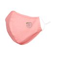 thumbnail image 1 of DALIX Embroidered Peach Cloth Face Mask Reuseable Washable in Pink Made in USA - S-M Size, 1 of 5