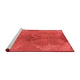 thumbnail image 2 of Ahgly Company Machine Washable Indoor Square Abstract Red Modern Area Rugs, 7' Square, 2 of 4