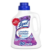 (2 pack) Lysol® Laundry Sanitizer Additive, Eliminates Odor Causing Bacteria, Lavender Fusion, 90 fl oz