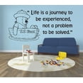 thumbnail image 2 of Life is a Journey Winnie the Pooh Quote Disney Cartoon Quotes Wall Sticker Art Decal for Girls Boys Room Bedroom Nursery House Fun Home Decor Stickers Wall Art Vinyl Decoration Size (35x40 inch), 2 of 3