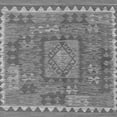 thumbnail image 1 of Ahgly Company Indoor Square Southwestern Gray Country Area Rugs, 3' Square, 1 of 1
