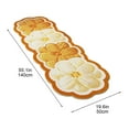 thumbnail image 3 of Up to 65 off!Yyuenw Flowers Bath Carpet Super Absorbent Non Slip 20x55 inches Bathroom Mat Machine Washable and No Shed Rug for Shower, Sink and Balcony, 3 of 5