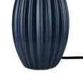 thumbnail image 4 of Better Homes & Gardens 13.5" Ribbed Ceramic Lamp Base, Blue, 4 of 6