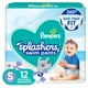 thumbnail image 1 of Pañales de natación Pampers Splashers, tamaño pequeño, 12 unidades, 1 of 7