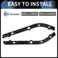 thumbnail image 4 of Bumper Support Bracket Rear Bumper Retainer Bracket Hold Mount No.866131R000 for Hyundai Accent 1 Pair, 4 of 6