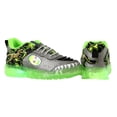 thumbnail image 3 of Tenis Niño Kuali Shoes Dinosaurio Rex Luces Led Comodo Little Kings-270-R Talla 16.5 cm Plata Verde Neon, 3 of 5