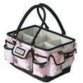 thumbnail image 4 of Deluxe Store  Tote Craft Organizer, White  Floral, 4 of 9