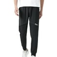 thumbnail image 2 of asjyhkr Plus Size Mens Capri Pants Elastic Waist Drawstring Hiking Work Pants with Zipper Pockets,XL-5XL, 2 of 3