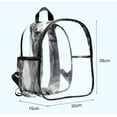 thumbnail image 3 of Isvgxsz Easter Day Accessories Clearance Transparent Backpack, Transparent Backpack Beach Bag Backpack Travel Essentials for Women, 3 of 4