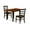 Black, variant on 3 Piece Norden Dining Table Set - Linen White