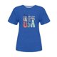thumbnail image 4 of Fiudx Ofertas Del Día Camiseta de Manga Corta con Cuello Redondo y Estampado de Bandera de Moda para Mujer, 4 of 4