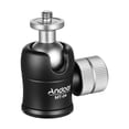 thumbnail image 6 of Riousery Mini Ball Head 360 Degree Panoramic Tripod Mount with 1/4 Inch Screw for DSLR Cameras Light Stand Monopod Professional Photography Accessory (1.1 x 2.2 inches / 2.8 x 5.5 cm), 6 of 8