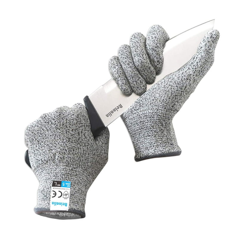 Cut Resistant Gloves with Level 5 High Performance Protection, Kitchen Work  Gloves, Mandolin, Fish Fillet, Meat Cutting and Carving 