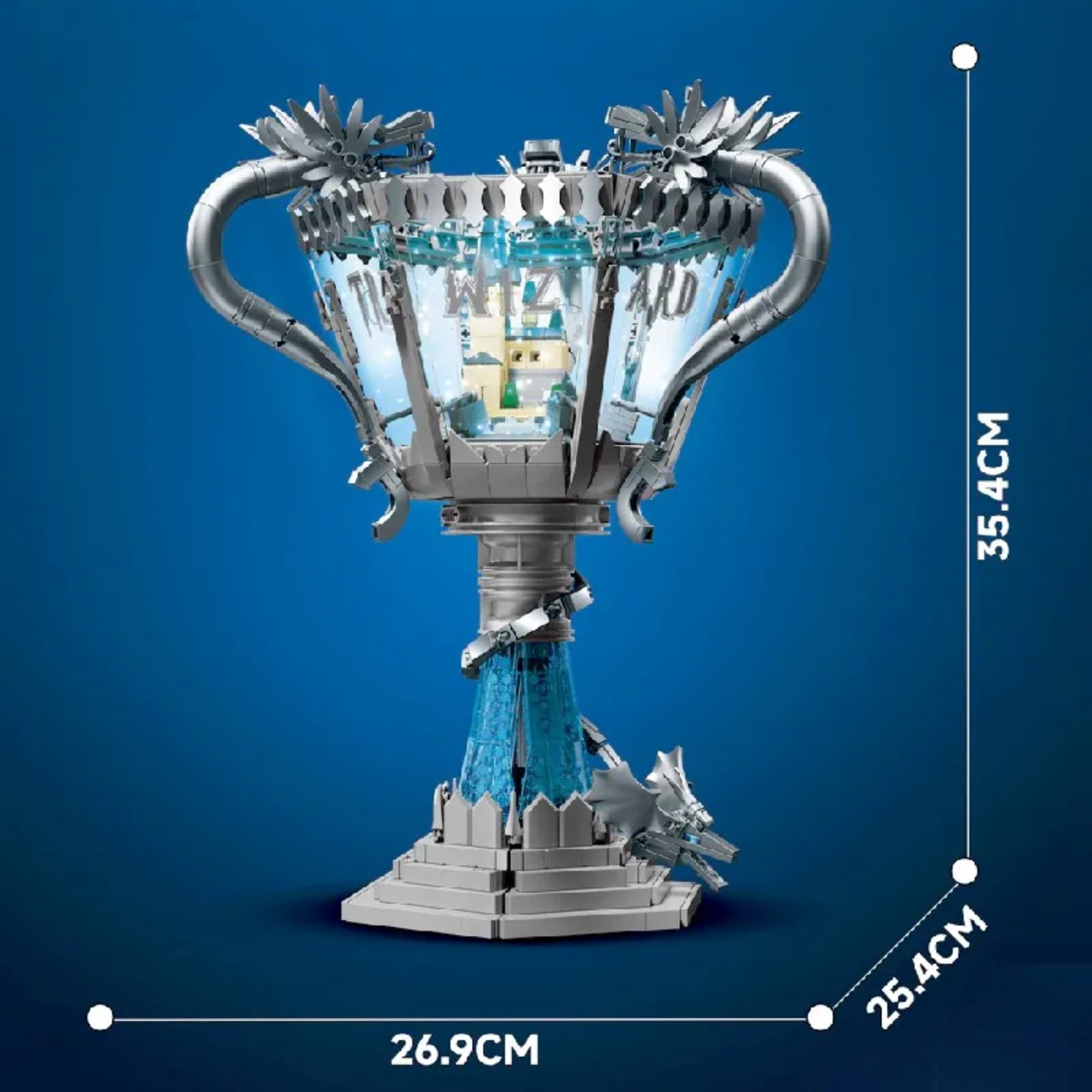 Remocguys The Goblet of Fire Building Sets, Compatible with Lego Magic Movie Desk Decoration for Adults Fans 1169PCS
