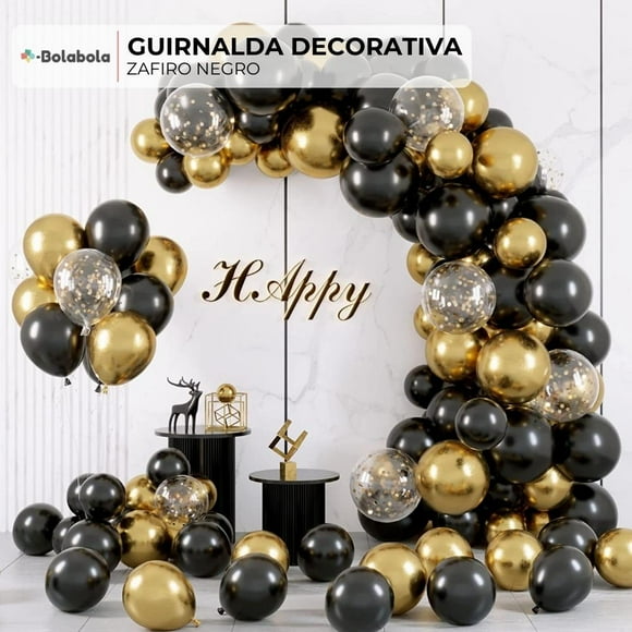 Zafiro Negro - Guirnalda Decorativa De Globos Success Panel decorativo Zafiro Negro