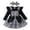 P1-Black, variant on CAUYDY Little Baby Girl Clothing Newborn Ruffle Sleeve Romper Cute Sets 0 3 6 9 12 18 Months Toddler Photography Outfits Kids Suit Shower Christmas Gift Hot Pink Sizes 6-12 Months