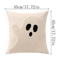 thumbnail image 2 of WWG Halloween Pillow Cover, Decorative Throw Pillowcase, Soft Polyester, 18x18 Inch, Festive Holiday Decor for Couch Sofa Bed, Quality Stitching, Easy to Display, 2 of 6