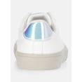 thumbnail image 3 of Wonder Nation Little and Big Girls Casual Lace-Up Sneakers, 3 of 6