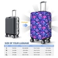 thumbnail image 5 of Picia blue Skull purple flower1 Luggage Protector Cover Thicken Suitcase Protector Cover Fit 18-32 Inch Luggage-X-Large, 5 of 9