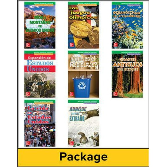 Pre-Owned McGraw-Hill My Math, Grade 4, Spanish Real-World Problem Solving Reader Package for My Learning Station, (Paperback)