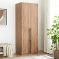 thumbnail image 2 of Manhattan Comfort Lee Wardrobe Closet 3.0 from Engineered Wood in Golden Brown, 2 of 9