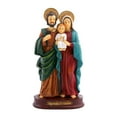 thumbnail image 1 of Estatua de la Sagrada Familia, Escena de Natividad, estatuilla de Jesús, figuras de María para decoración de estante de oficina de escritorio, 1 of 9
