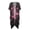 Butterfly Love, variant on Pink Tie Dye Spiral Bathing Suit Cover Ups Polyester Open Front Long Free Size Women's Kimono Coverup for Womens