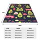 thumbnail image 3 of Balery Avocado Love Manta de Felpa Suave y Acogedora – Cobija de Franela Aterciopelada para Cama, Lavable y Cálida para Sofá, Mascotas, Transpirable-60"x50", 3 of 7