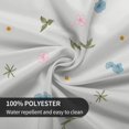 thumbnail image 3 of Spring Summer Wild Flowers Table Cloth Pink Blue Floral Plant Decorative Tablecloth Round 60 Inch Vintage Green Leaf Washable Table Cover For Holiday Party Home Kitchen Dinning Room Picnic Decor, 3 of 6