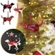 thumbnail image 2 of Adornos para árbol de Navidad con forma de perro, colgante de perro labrador, adornos navideños colgantes, accesorios para árbol 2D, fieltro para coche T6U4, 2 of 6