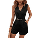 thumbnail image 2 of Mono de Mujer con Cuello de Traje, Color Negro, Talla XL, 2 of 9