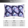 thumbnail image 2 of Fotbe blue starry sky Skull flower Funda de Almohada Decorativa Estilo Occidental, Lujo en Algodón, Fundas para Almohadas King, Cojín Estampado para Decoración del Hogar-20"x30", 2 of 6