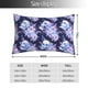 thumbnail image 2 of Balery blue starry sky Skull flower Funda de Cojín Estampada, Regalos para Mujeres, Regalos de Amor para Ella, Regalos para Novia o Esposa, Funda de Almohada-20"x30", 2 of 6