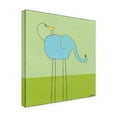 thumbnail image 2 of Trademark Fine Art 'Stick leg Elephant I Childrens Art' Canvas Art by June Erica Vess, 2 of 3