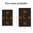 thumbnail image 6 of Halloween Black Cat Garden Flags For Outdoor, Fall Mystical Whimsical Pumpkin Leaf Star Moon Small Double Side Yard Flags Weather Proof Garden Decor for Lawn Outside Holiday 12 x 18 Inches, 6 of 9